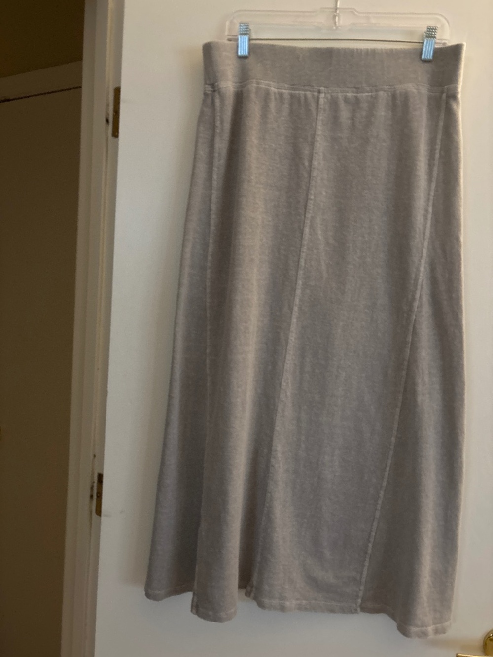 Poetry (based in London) Light Gray Maxi Knit Skirt